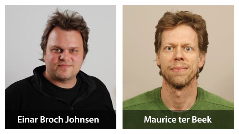 Einar Broch Johnsen and Maurice ter Beek