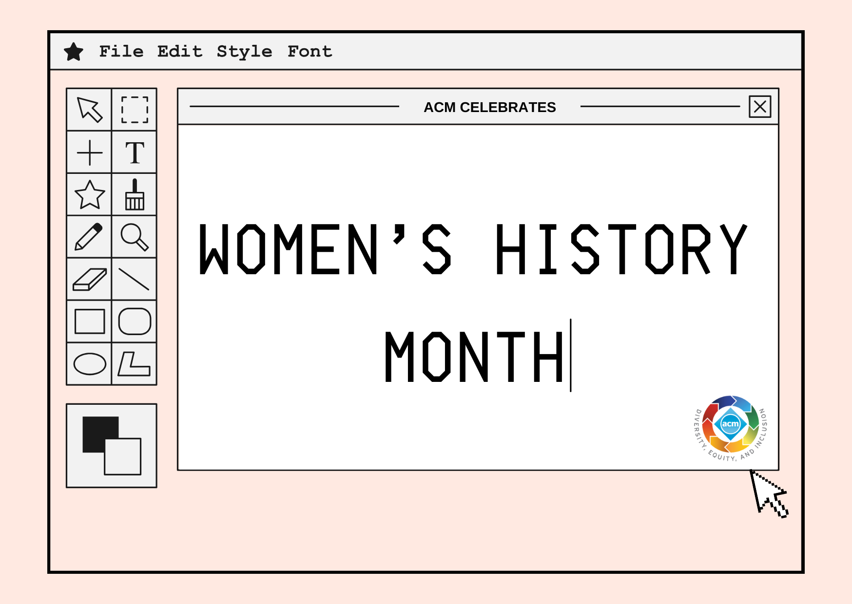 Women history month 2025 poster