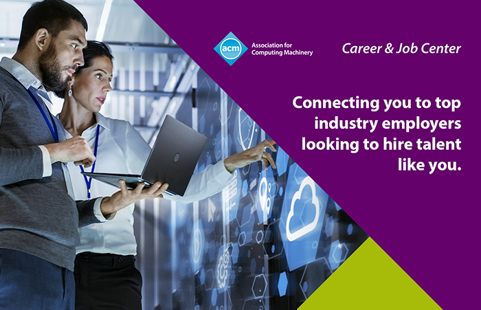 Image promoting ACM Career & Job Center