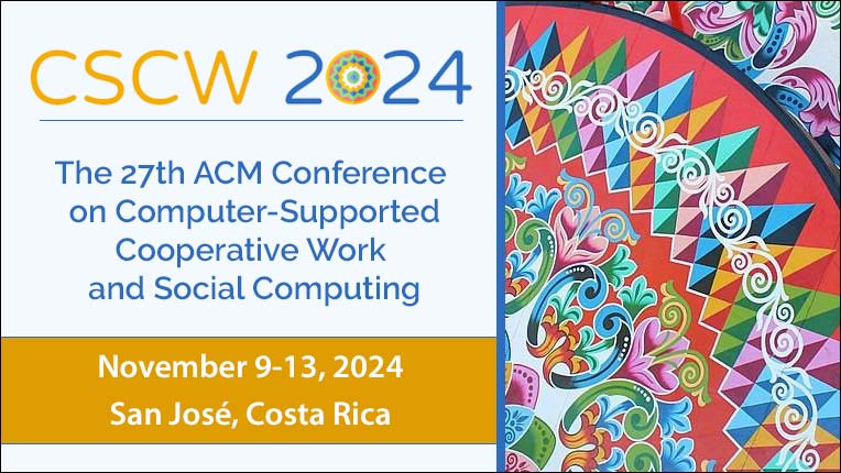 Image for the CSCW 2024 conference running November 9-13, 2024