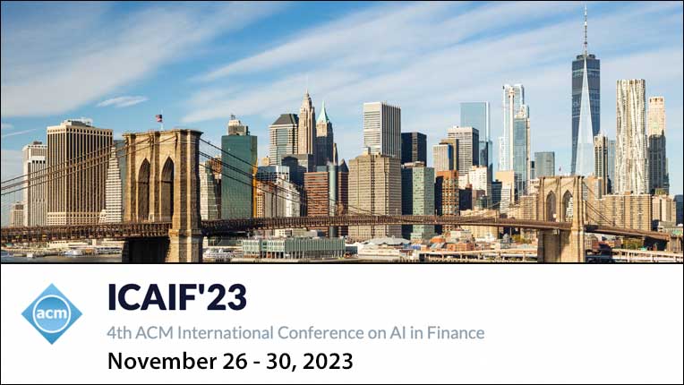 Image for the ICAIF 2024 conference running November 14-18, 2024