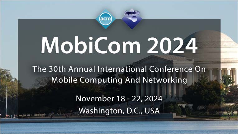 Image for the MobiCom 2024 conference running November 18-22, 2024